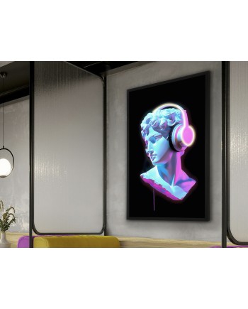 BUSTO COLOR-CUADRO LUZ LED 80X120